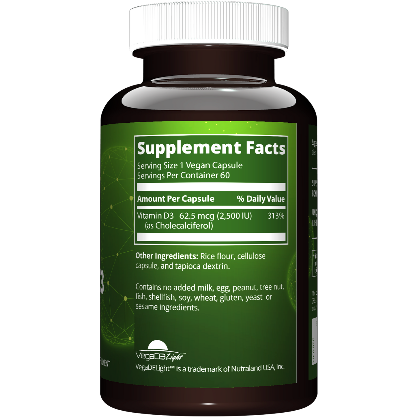 Vegan Vitamin D3 2500 IU (60 count)