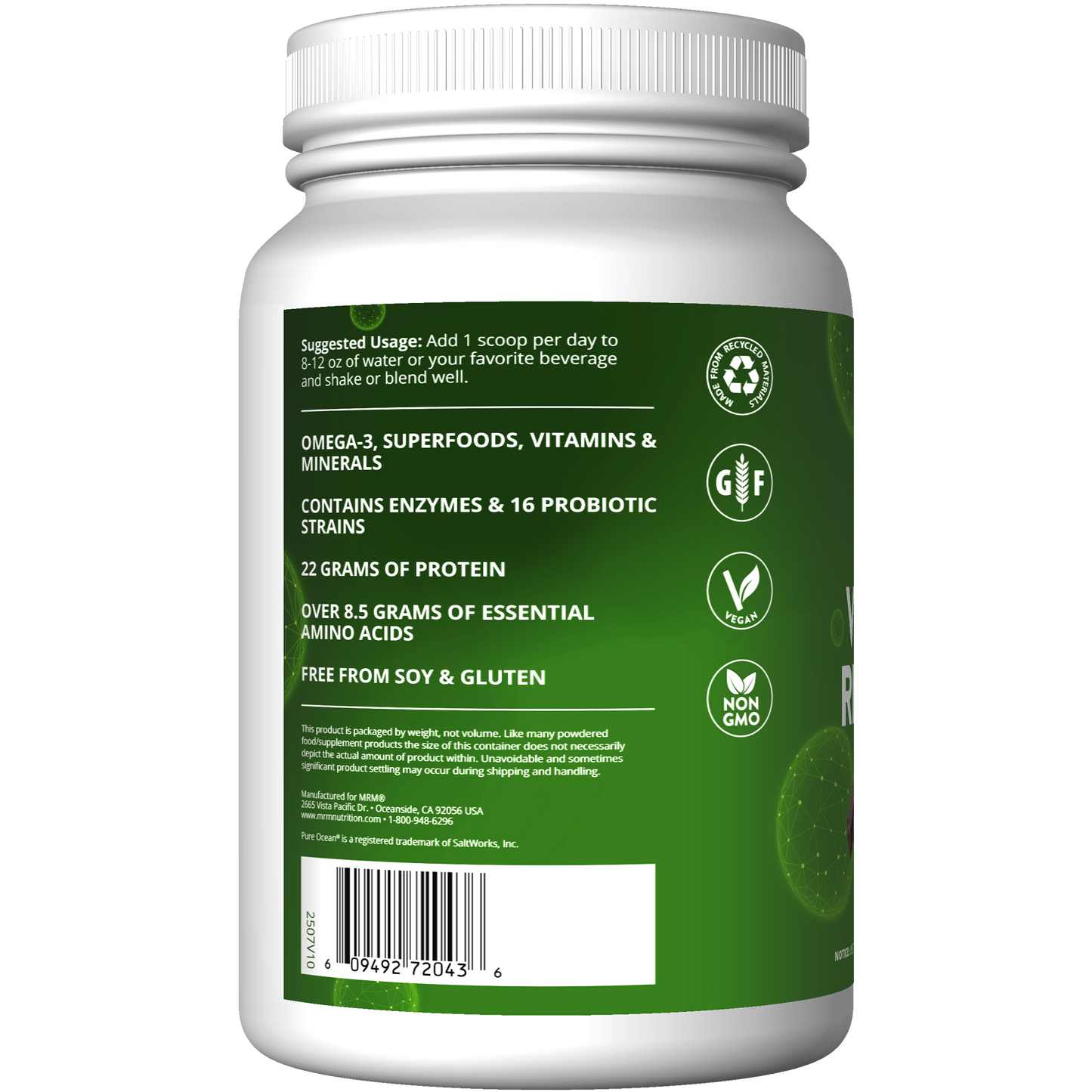 Veggie Meal Replacement Chocolate Mocha Flavored (3lb)