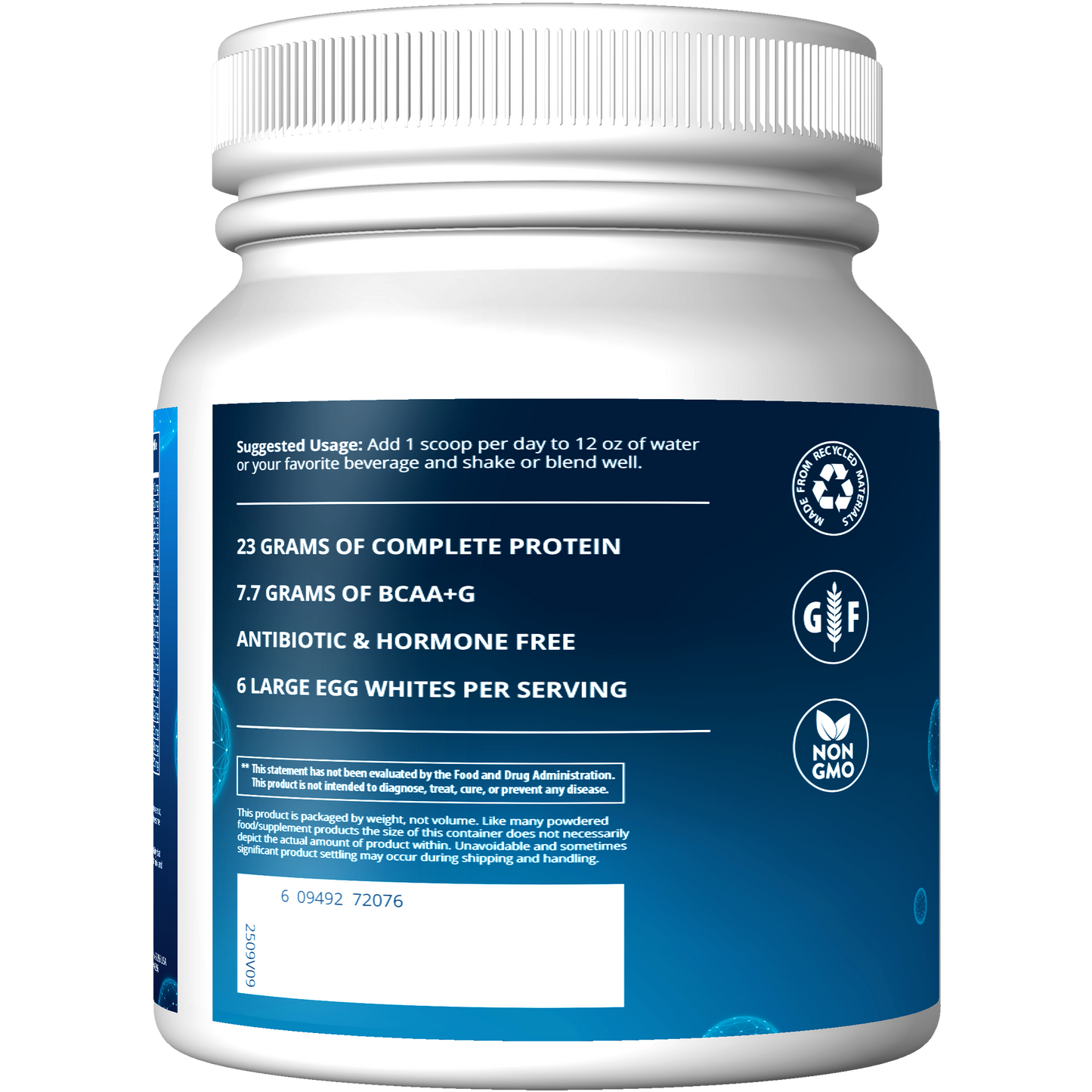 Egg White Protein Vanilla Flavored (24oz)