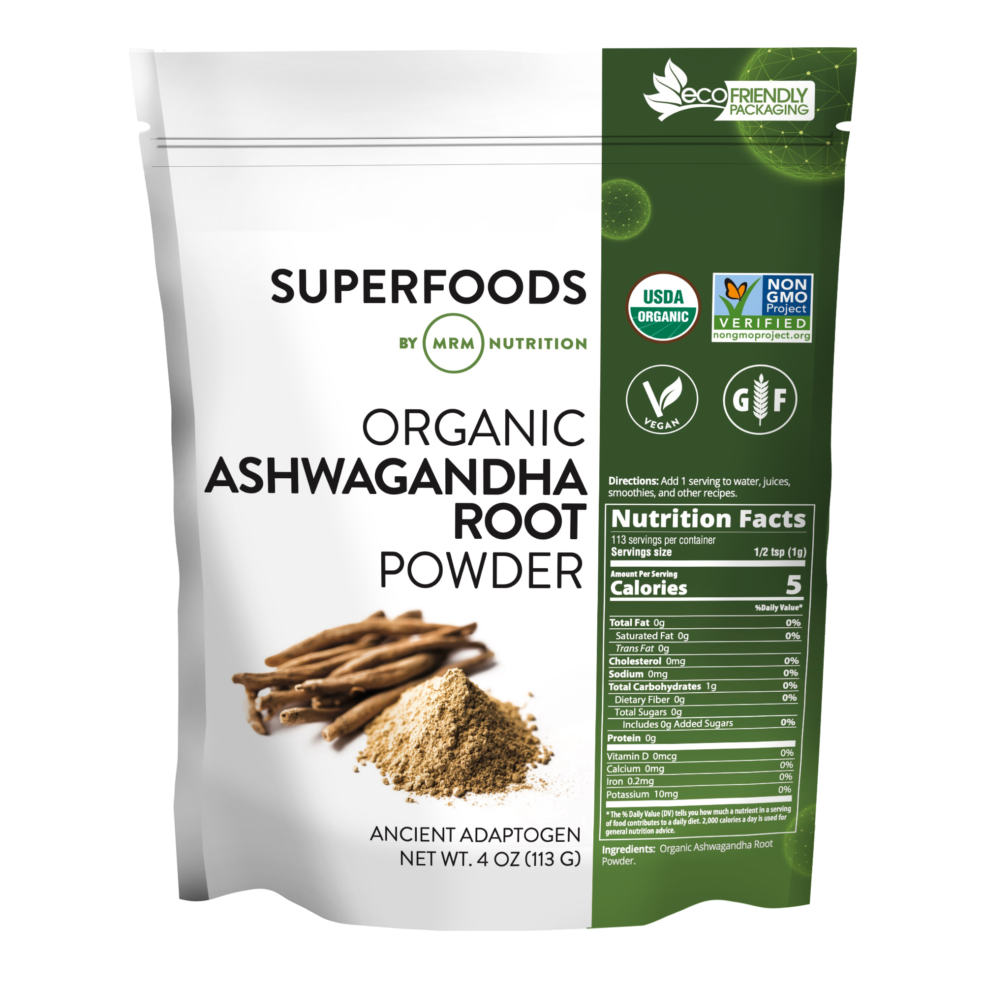 Superfoods - Organic Ashwagandha Root Powder – MRM Nutrition