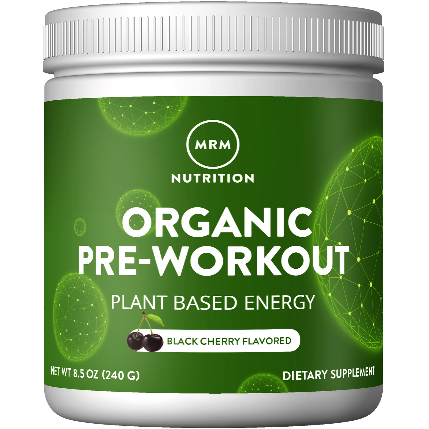 Organic Pre-Workout Island Fusion Flavored (240g)