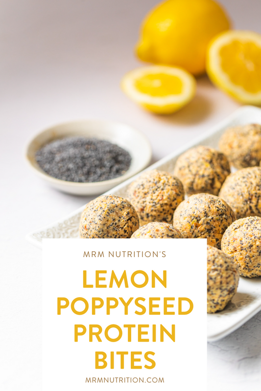 LEMON POPPY SEED PROTEIN BITES