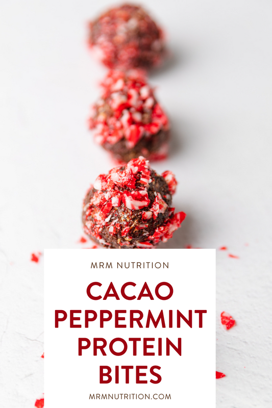Cacao Peppermint Protein Bites⁠