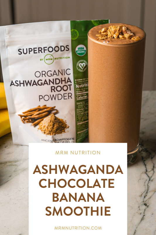Ashwagandha Chocolate Banana Smoothie