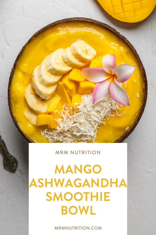 Mango Ashwagandha Smoothie Bowl