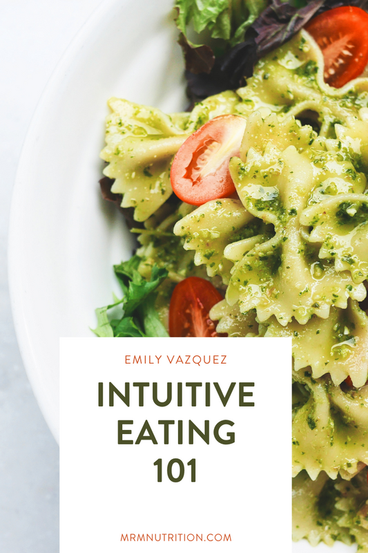 Intuitive Eating 101: Being Mindful & Present