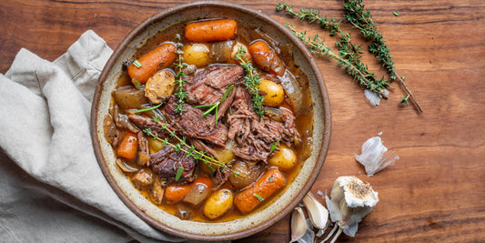 Braised Beef and Vegetable Stew with Sacha Inchi