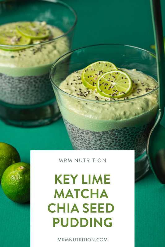 Key Lime Matcha Chia Seed Pudding