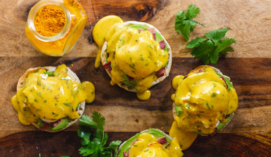 Chipotle & Turmeric Hollandaise for Eggs Benedict