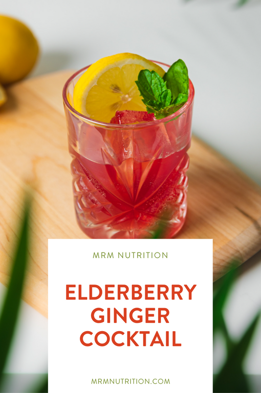 Elderberry Ginger Cocktail