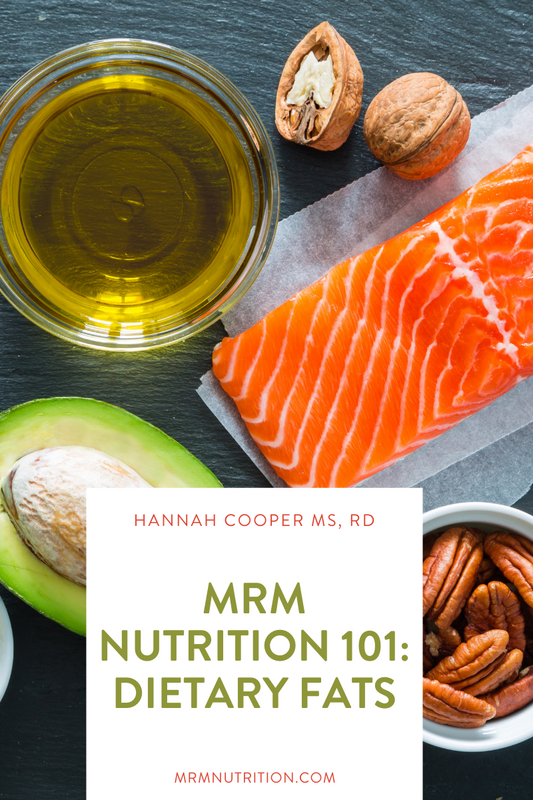 MRM Nutrition 101: Dietary Fats