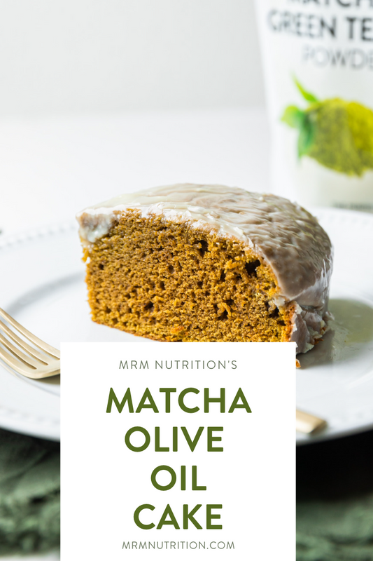 Matcha Olive Oil Cake