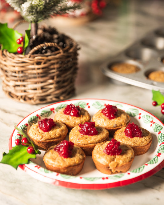 Cinnamon Bun & Cranberry Oatmeal Muffins