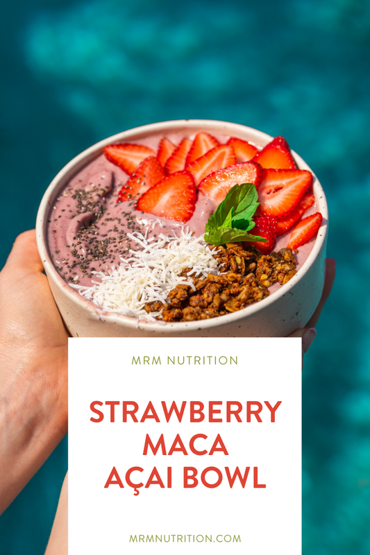 Strawberry Maca Açai Bowl