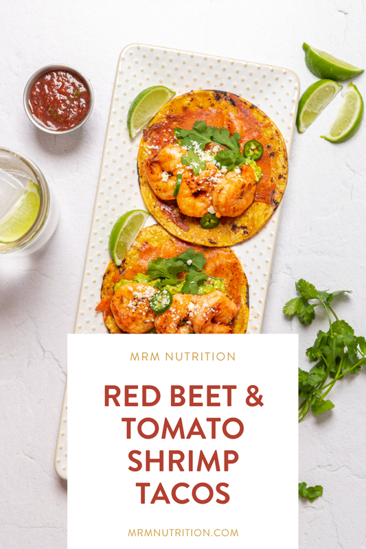 Red Beet & Tomato Shrimp Tacos