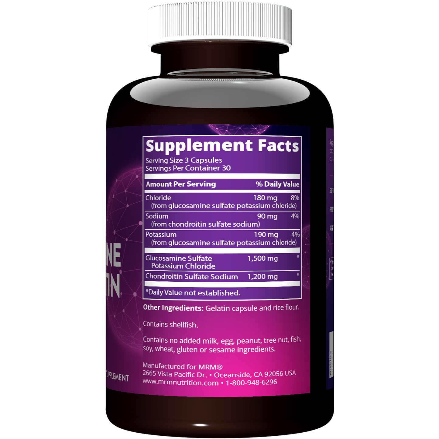 Glucosamine 1500mg/Chondroitin Sulfate 1200 mg (90 count)