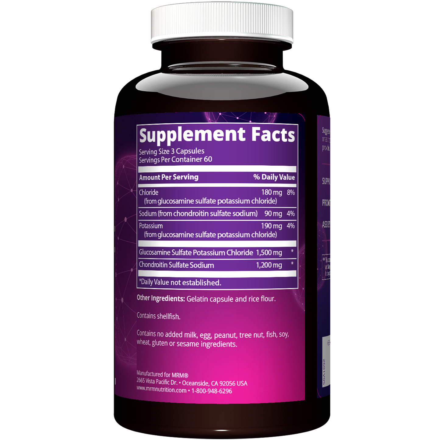 Glucosamine 1500mg/Chondroitin Sulfate 1200 mg (180 count)