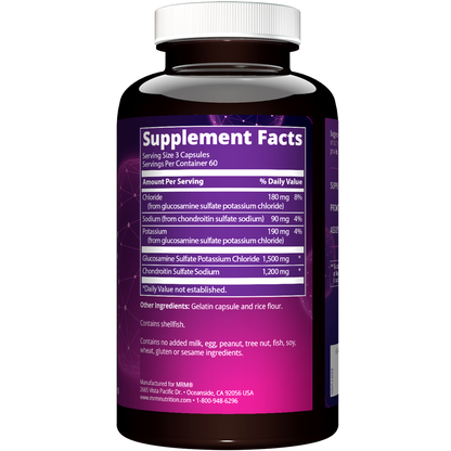 Glucosamine 1500mg/Chondroitin Sulfate 1200 mg (180 count)