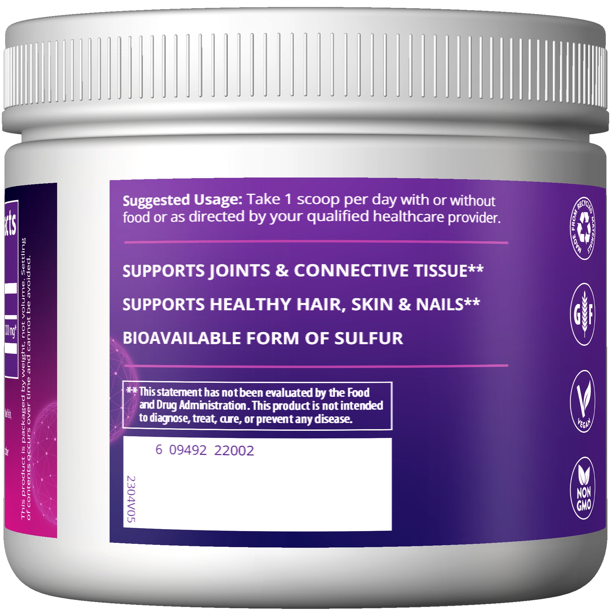 MSM Crystals – MRM Nutrition