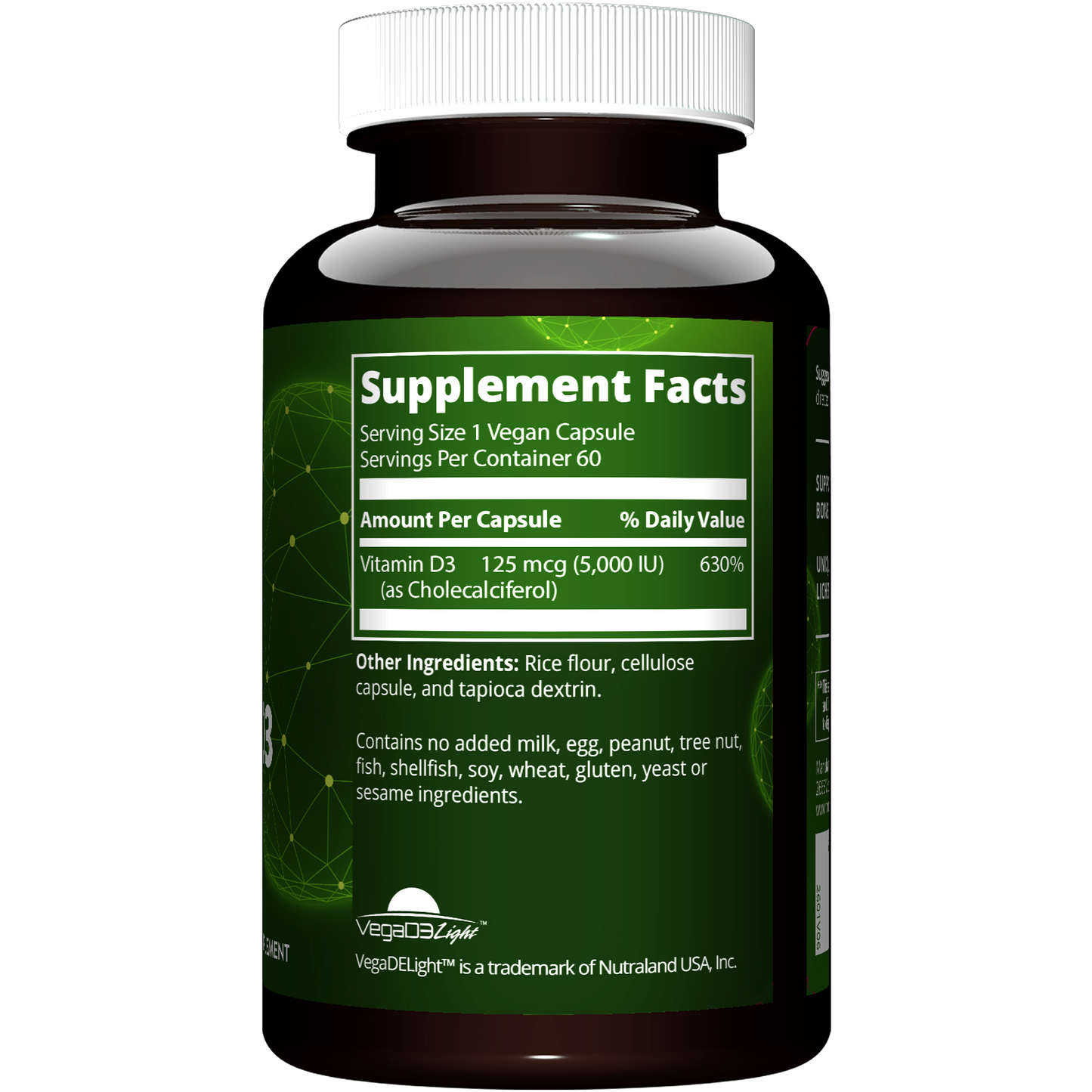 Vegan Vitamin D3 5000 IU (60 count)