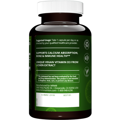 Vegan Vitamin D3 5000 IU (60 count)