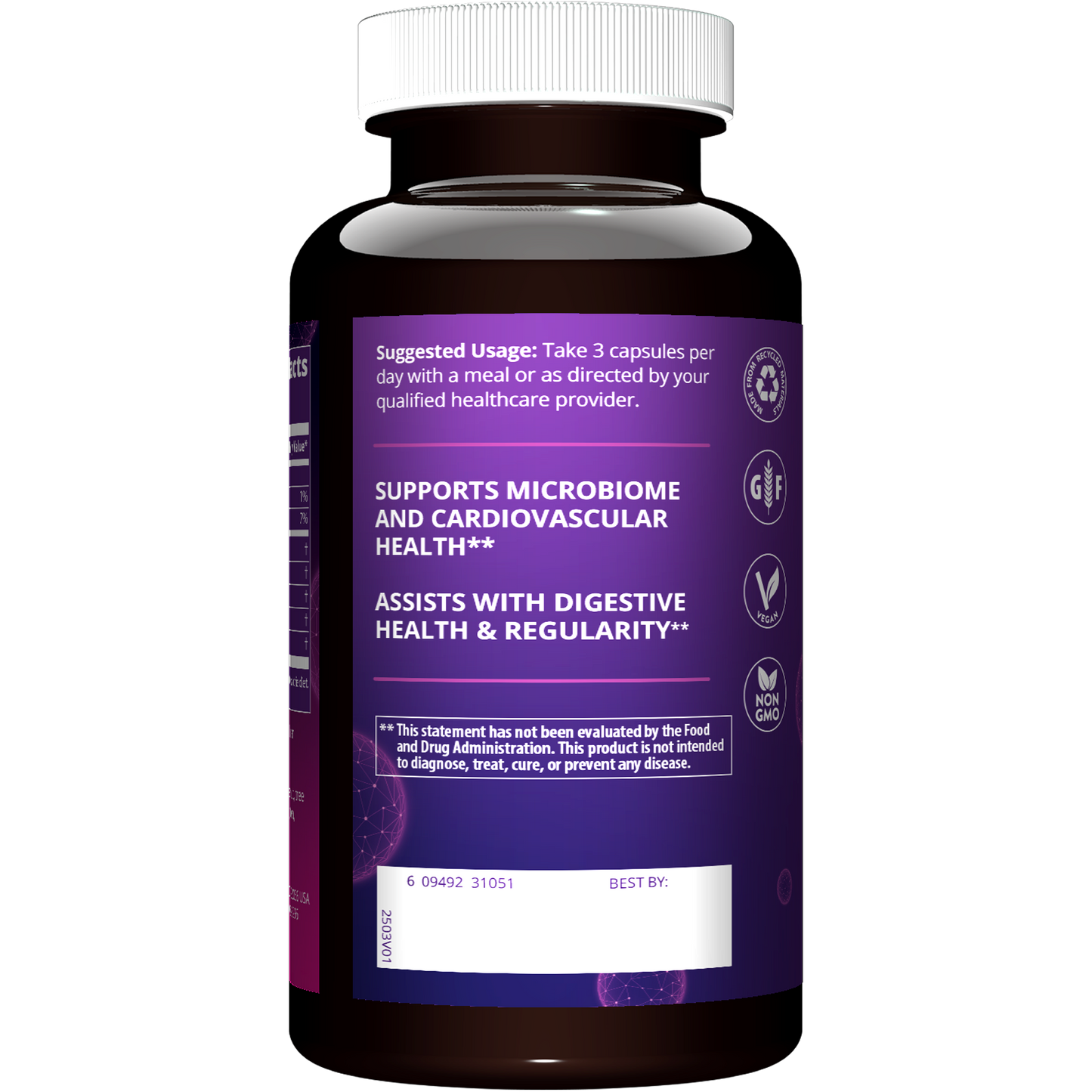 Whole Food Organic Fiber Capsules