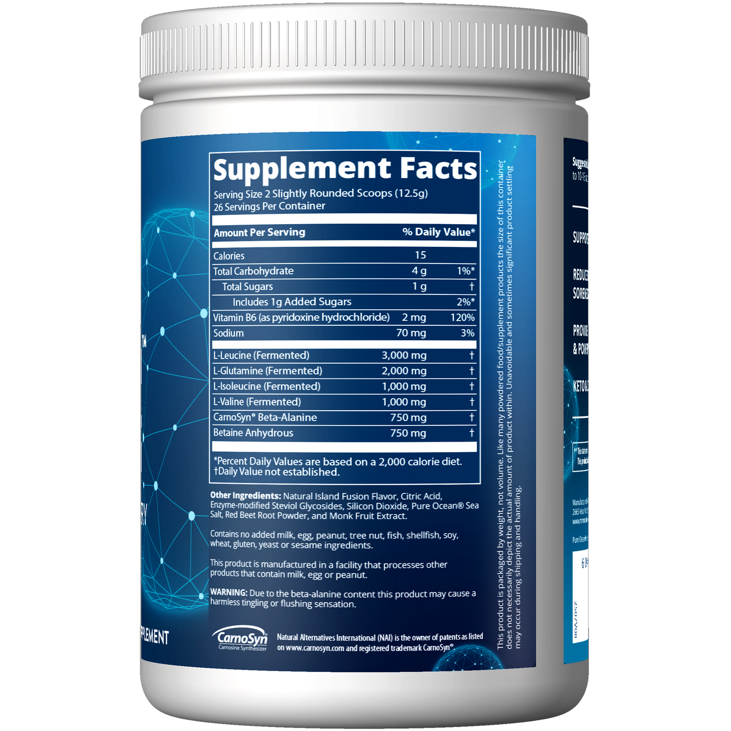 BCAA+G RELOAD™ Island Fusion Flavored (330g)