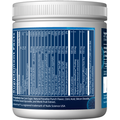 Hydration+ Energy - Paradise Punch Flavored (150g)