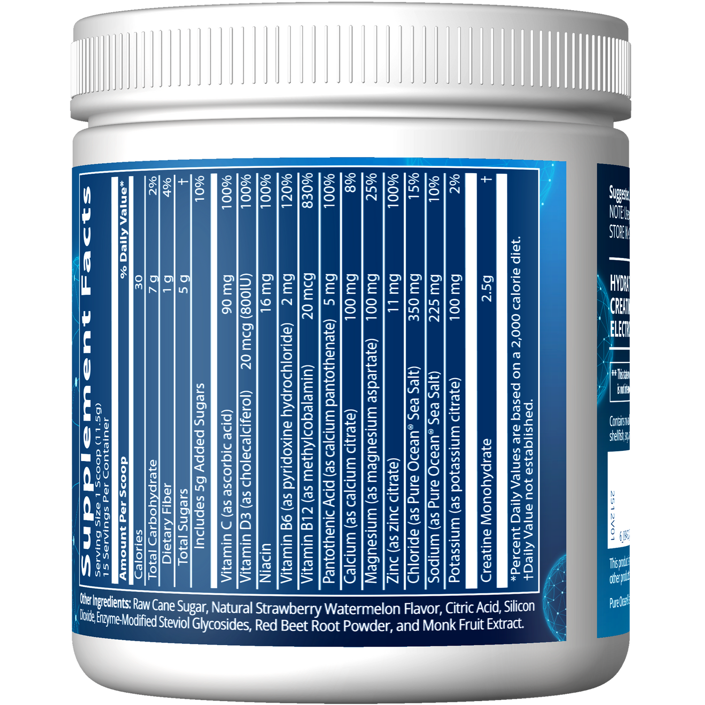 Hydration+ Creatine - Strawberry Watermelon Flavored (165g)