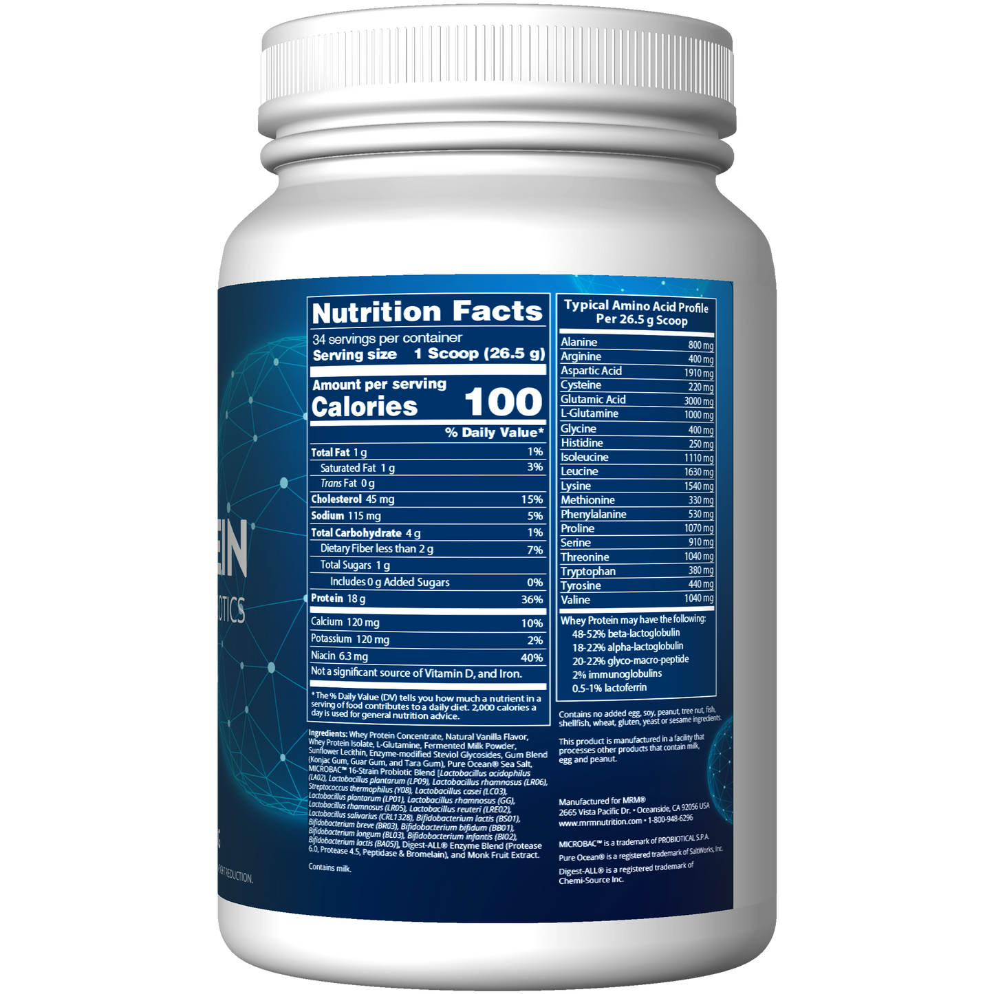 Whey Protein Vanilla Flavored (2lb)
