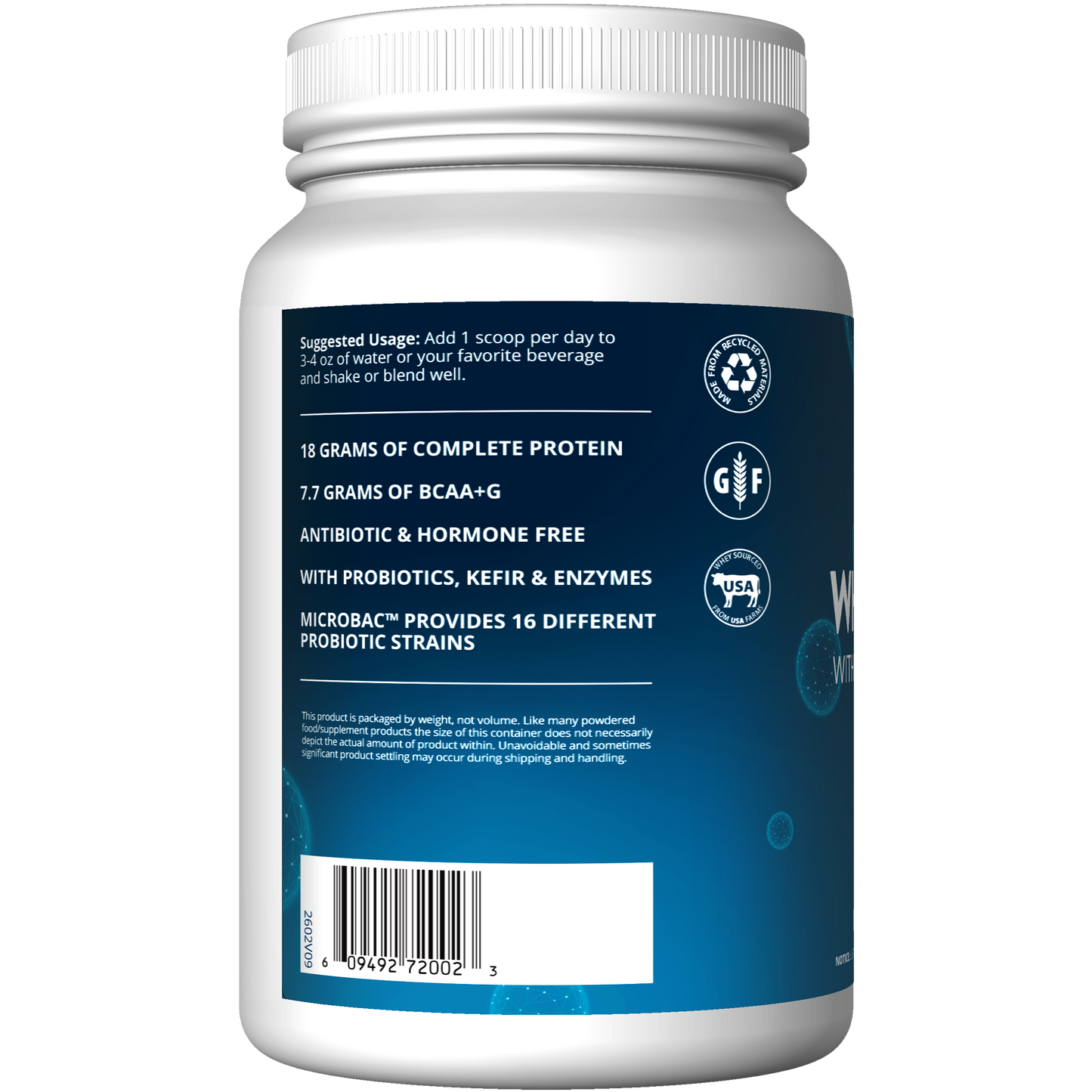Whey Protein Vanilla Flavored (2lb)