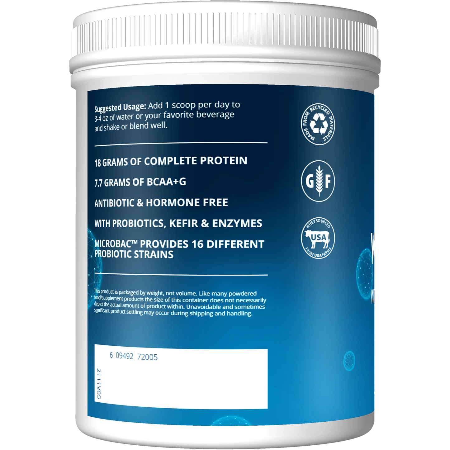Whey Protein Chocolate Flavored (1lb)