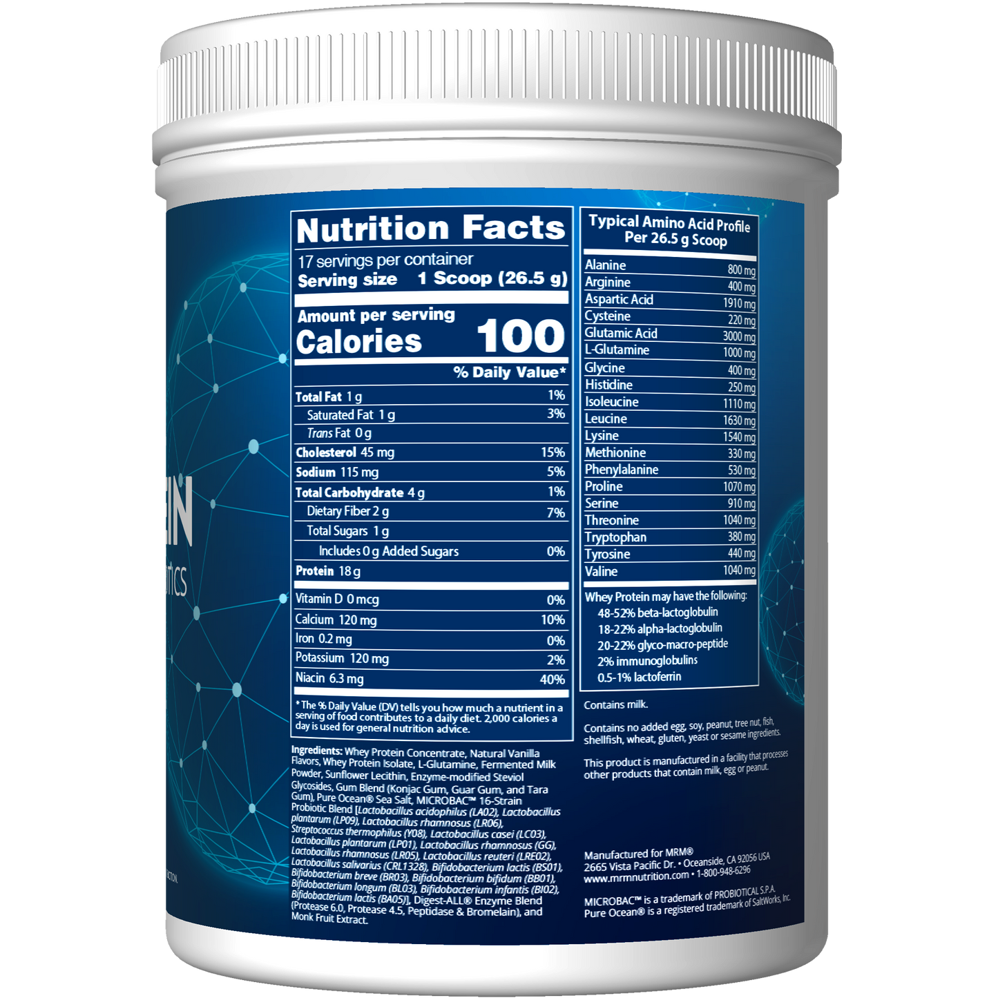 Whey Protein Vanilla Flavored (1lb)