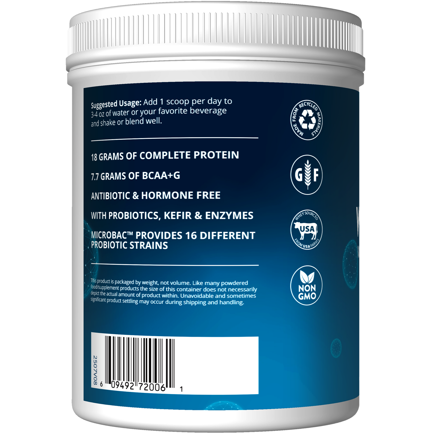 Whey Protein Vanilla Flavored (1lb)