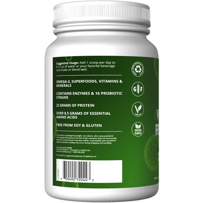 Veggie Meal Replacement Vanilla Bean Flavored (3lb)