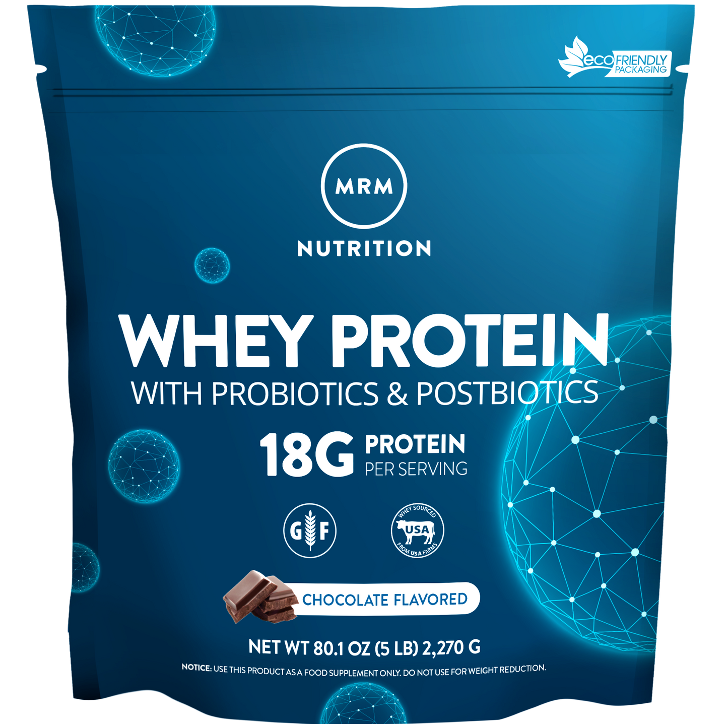 Whey Protein Chocolate Flavored (5lb)