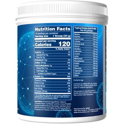 Egg White Protein Chocolate Flavored (12oz)