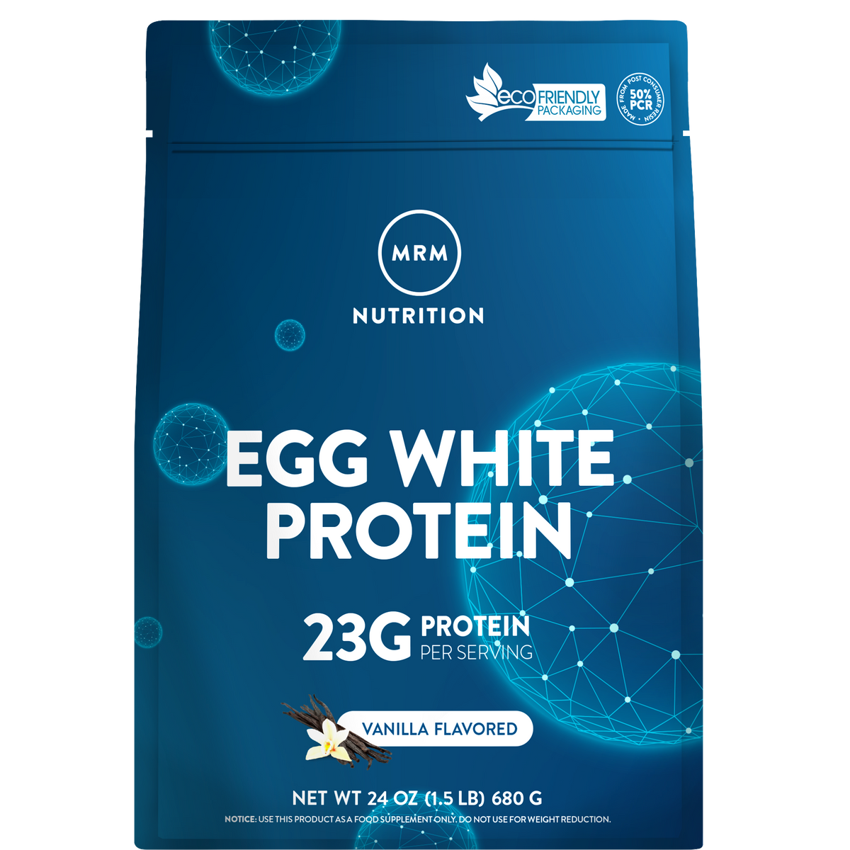 Egg White Protein Vanilla Flavored (24oz)