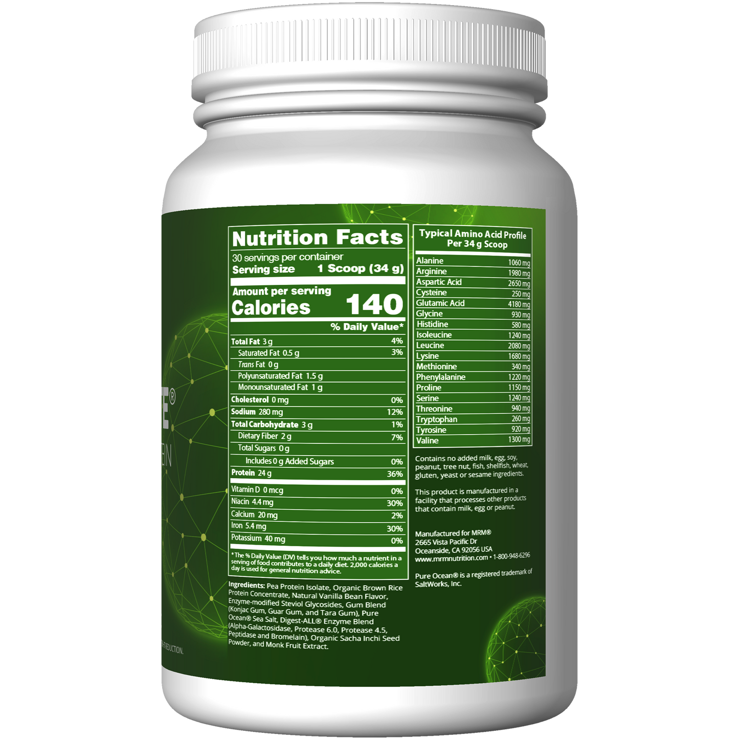 Veggie Elite® Performance Protein Vanilla Bean Flavored (2lb)