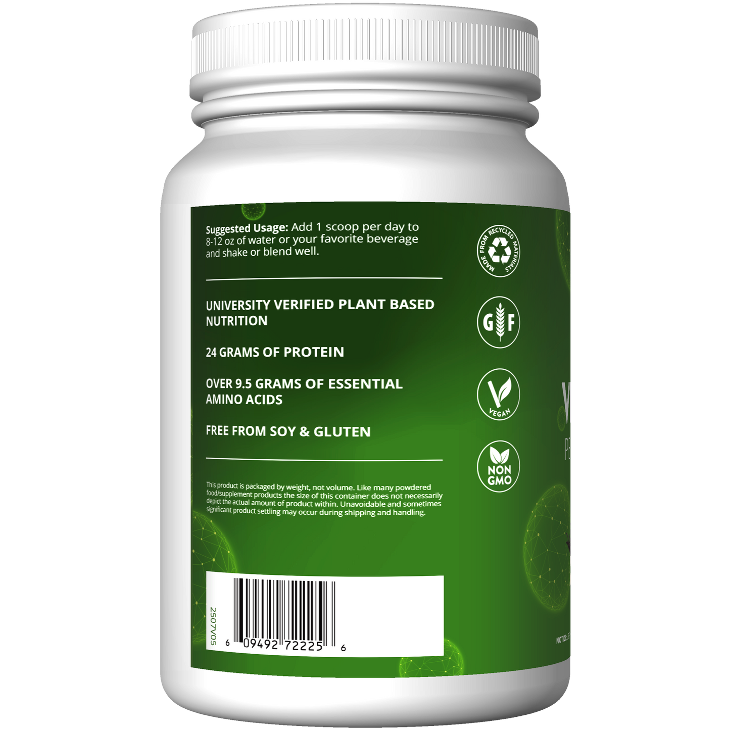 Veggie Elite® Performance Protein Vanilla Bean Flavored (2lb)