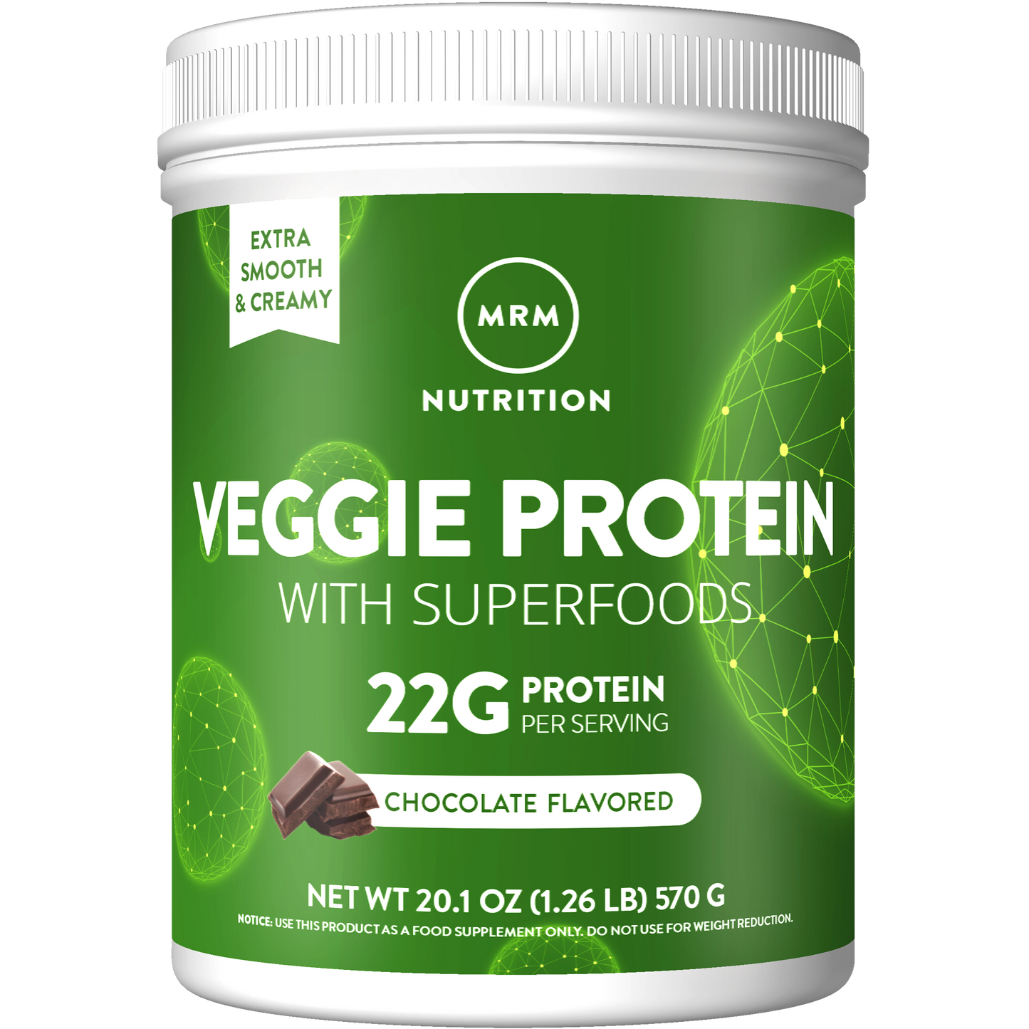 Veggie Protein with Superfoods Chocolate Flavored (1.26 lb)