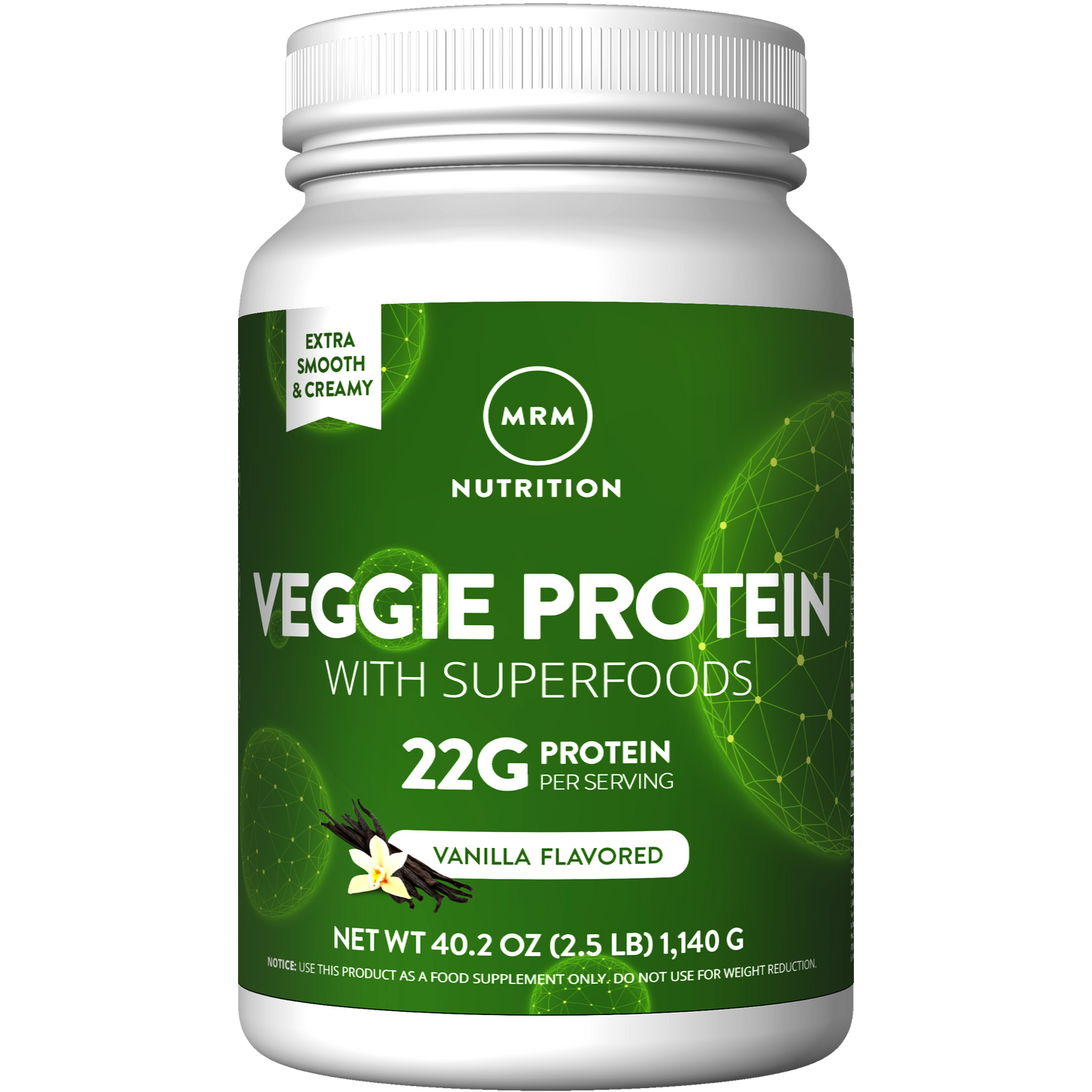Veggie Protein with Superfoods Vanilla Flavored (2.5 lb)