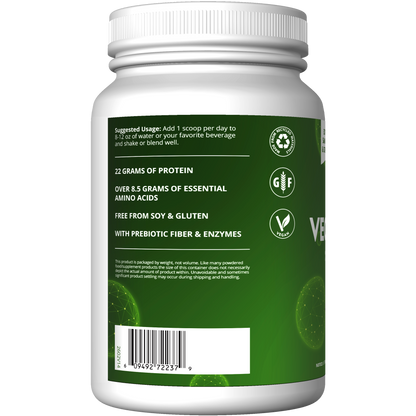 Veggie Protein with Superfoods Vanilla Flavored (2.5 lb)