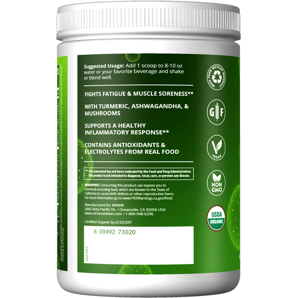 Organic PostWorkout MRM Nutrition