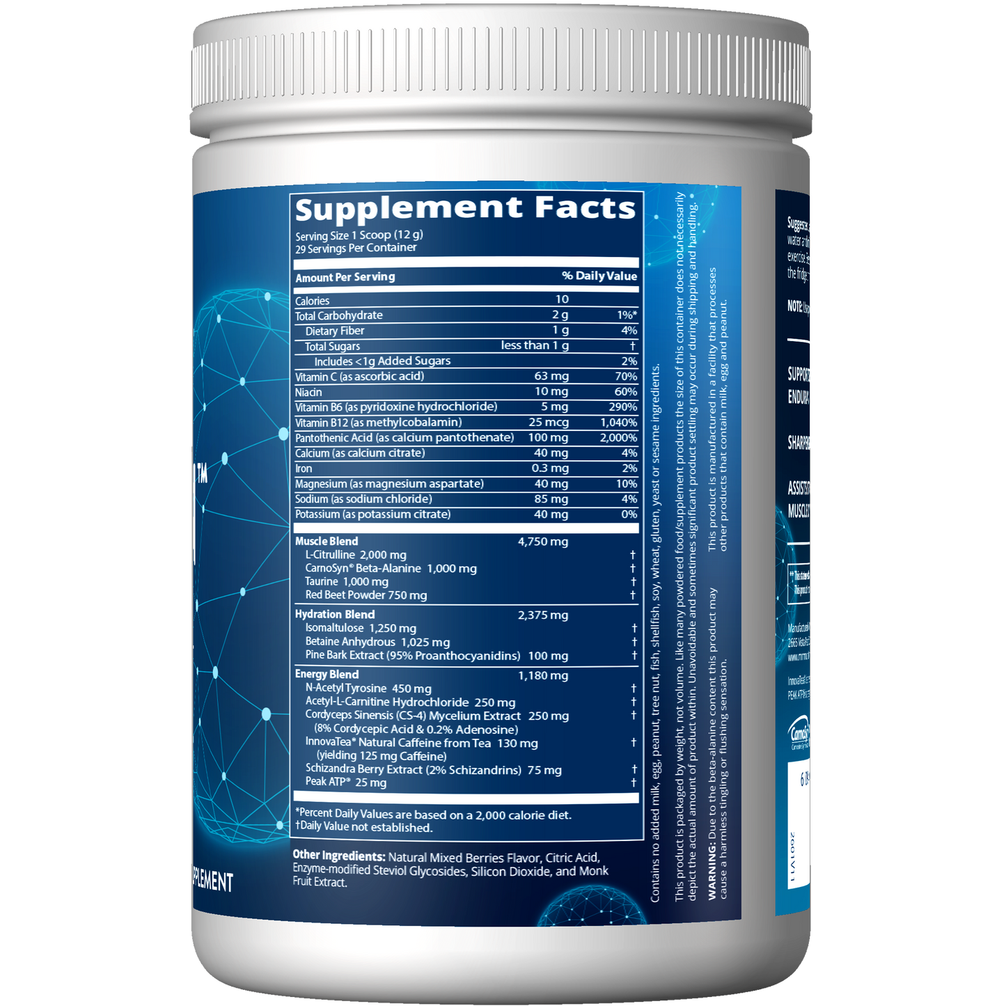 Driven™ Pre Workout Mixed Berries Flavored (350g)