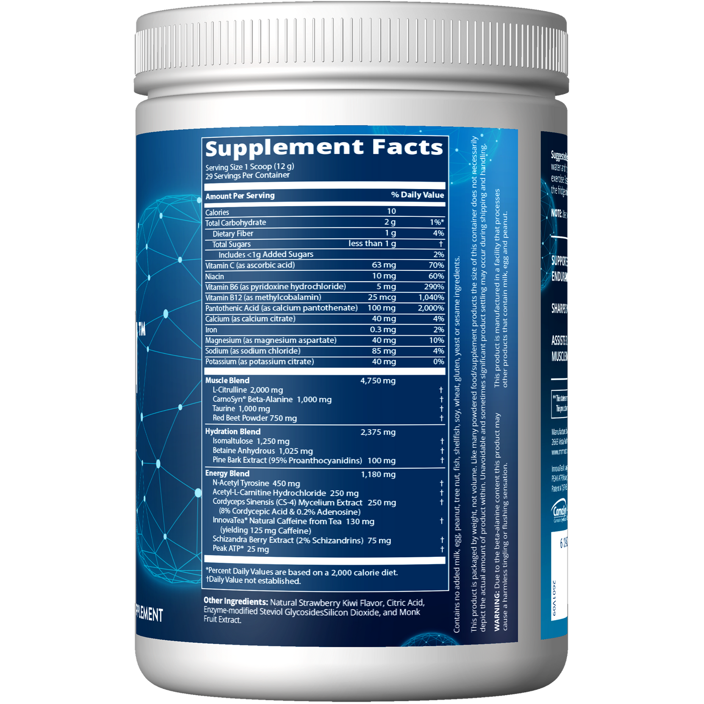 Driven™ Pre Workout Strawberry Kiwi Flavored (350g)