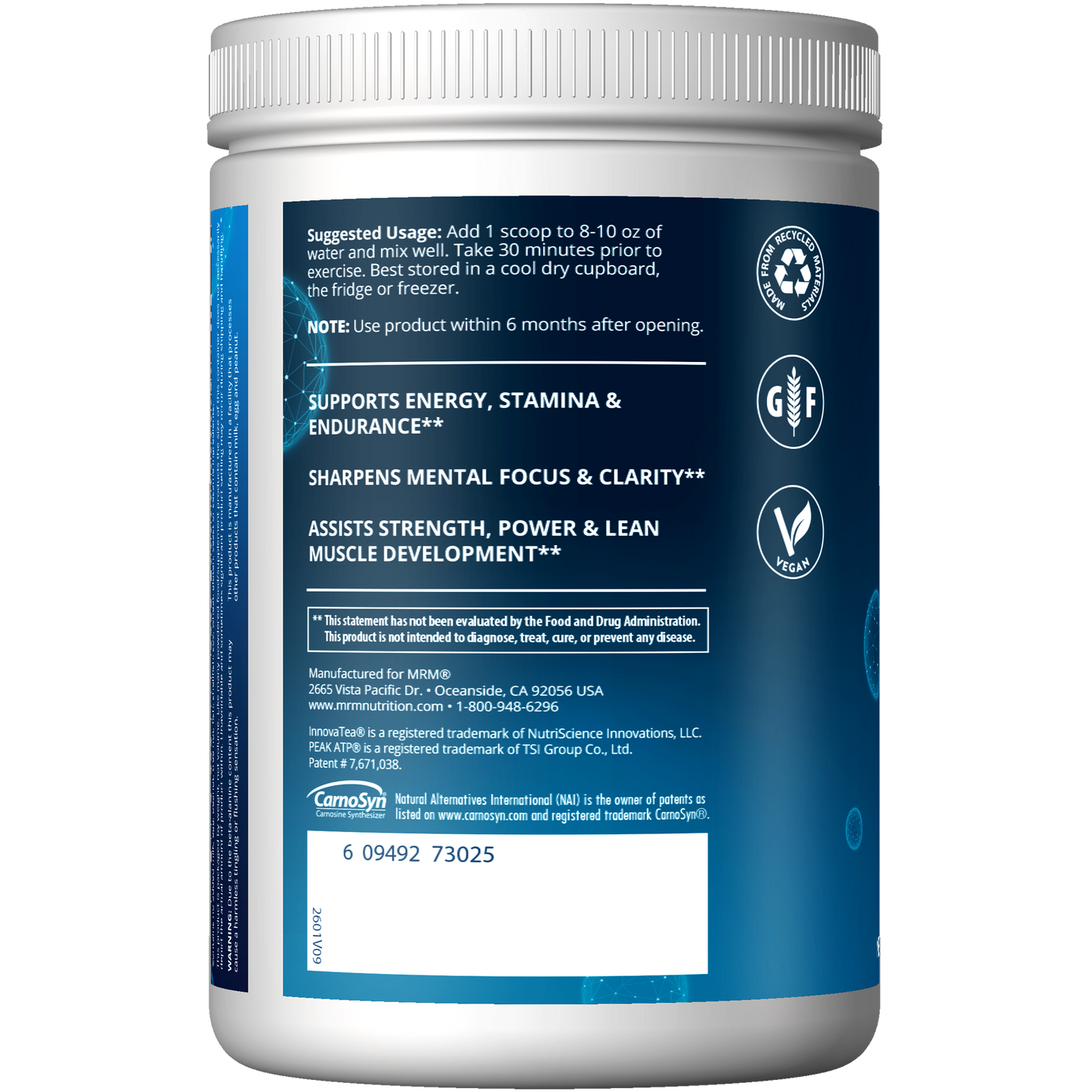 Driven™ Pre Workout Strawberry Kiwi Flavored (350g)