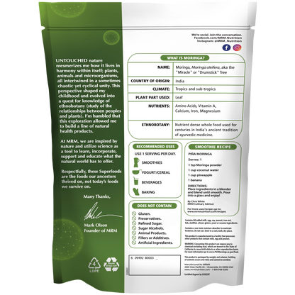 Superfoods - Organic Moringa Leaf Powder