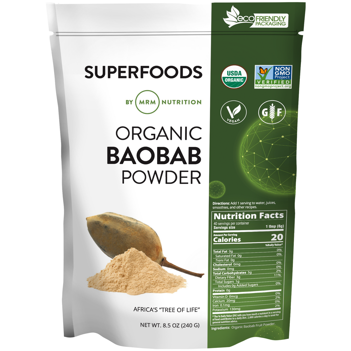 Superfoods - Organic Baobab Fruit Powder – MRM Nutrition