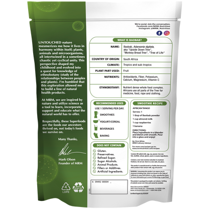 Superfoods - Organic Baobab Fruit Powder